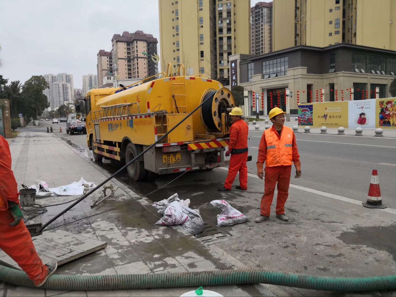 昭觉排污管道清淤-管道清洗